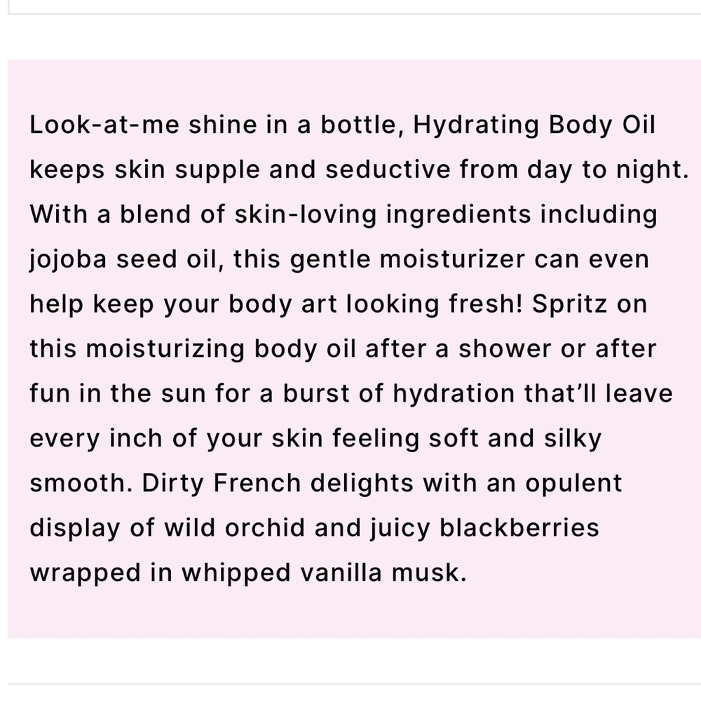 New Pure Romance Hydrating Body Oils 2 pc bundle - Picture 3 of 6
